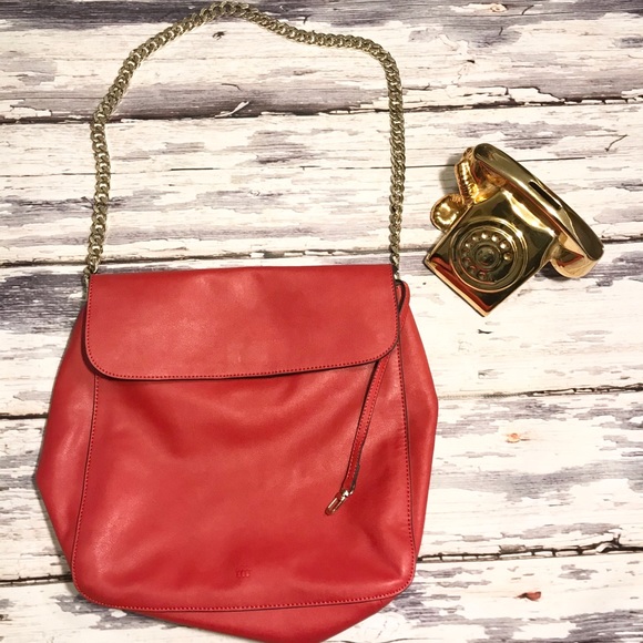 Handbags - Apple red hobo purse! Like new!